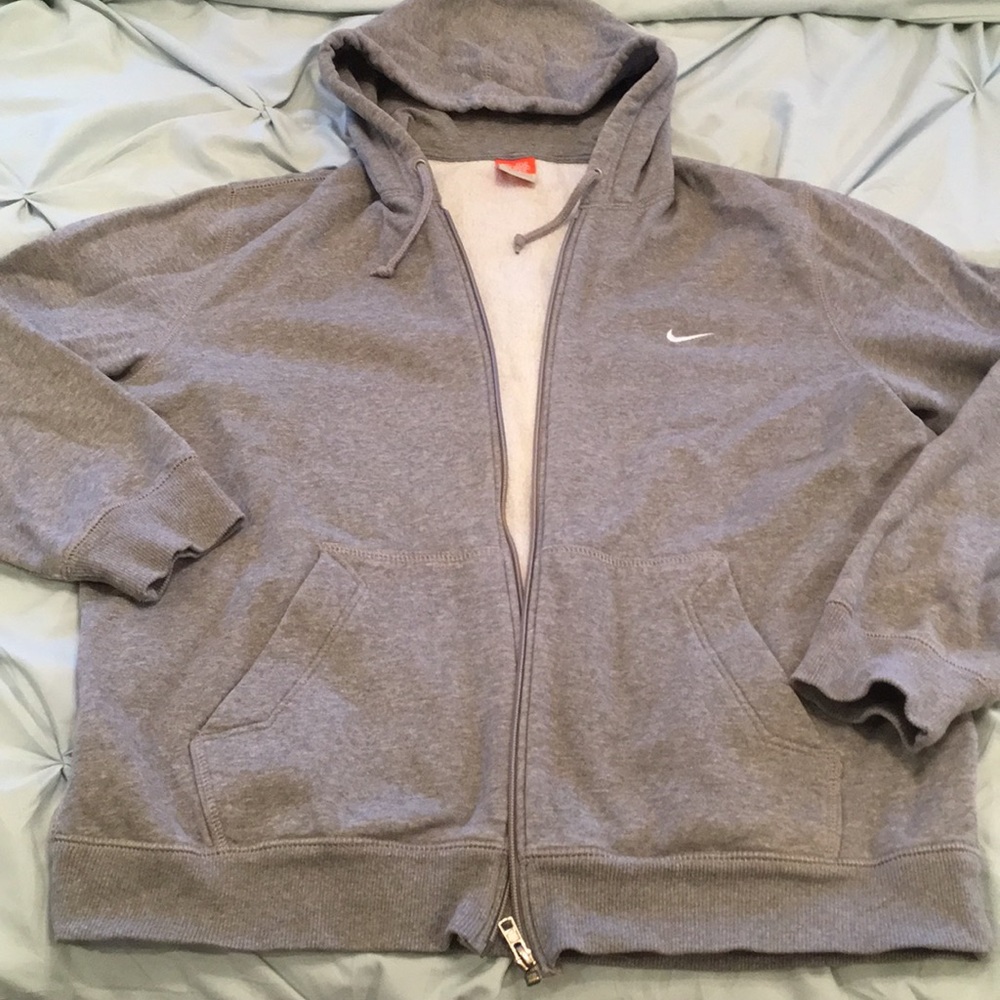 Nike Grey Hoody - Picture 1 of 5